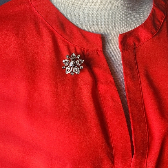 Vintage Rhinestone Brooch Pin - Picture 4 of 9